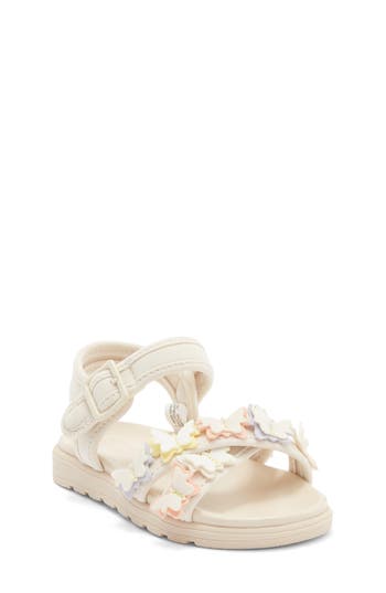 Harper Canyon Kids' Lainee Butterfly Sandal in Beige Multi at Nordstrom Rack, Size 10