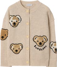 Burberry Thomas Bear Wool Cardigan