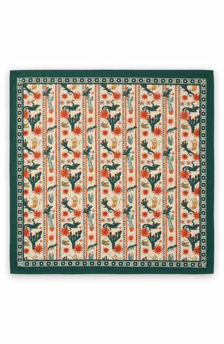 SAACHI Floral Border Square Bandana