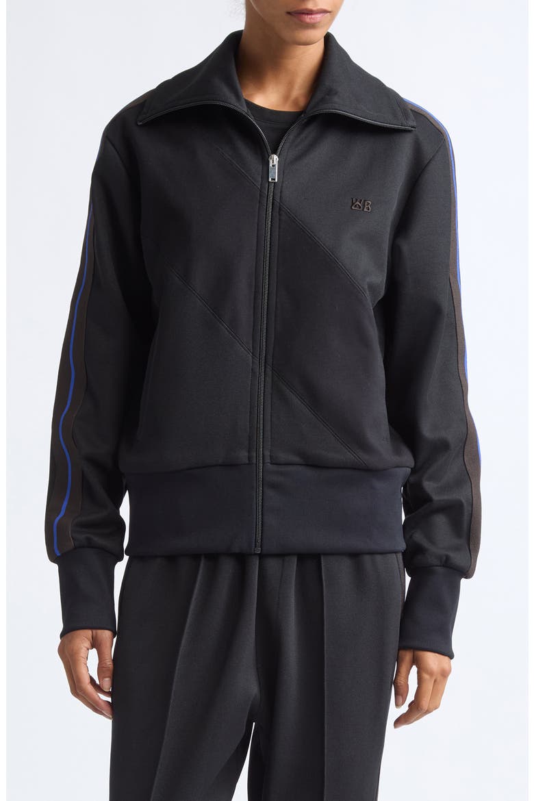 Om Track Jacket, Main, color, BLACK