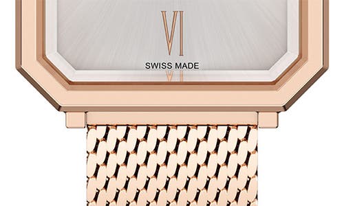 Tissot Srv Mesh Strap Watch, 30mm X 21.8mm In Gold