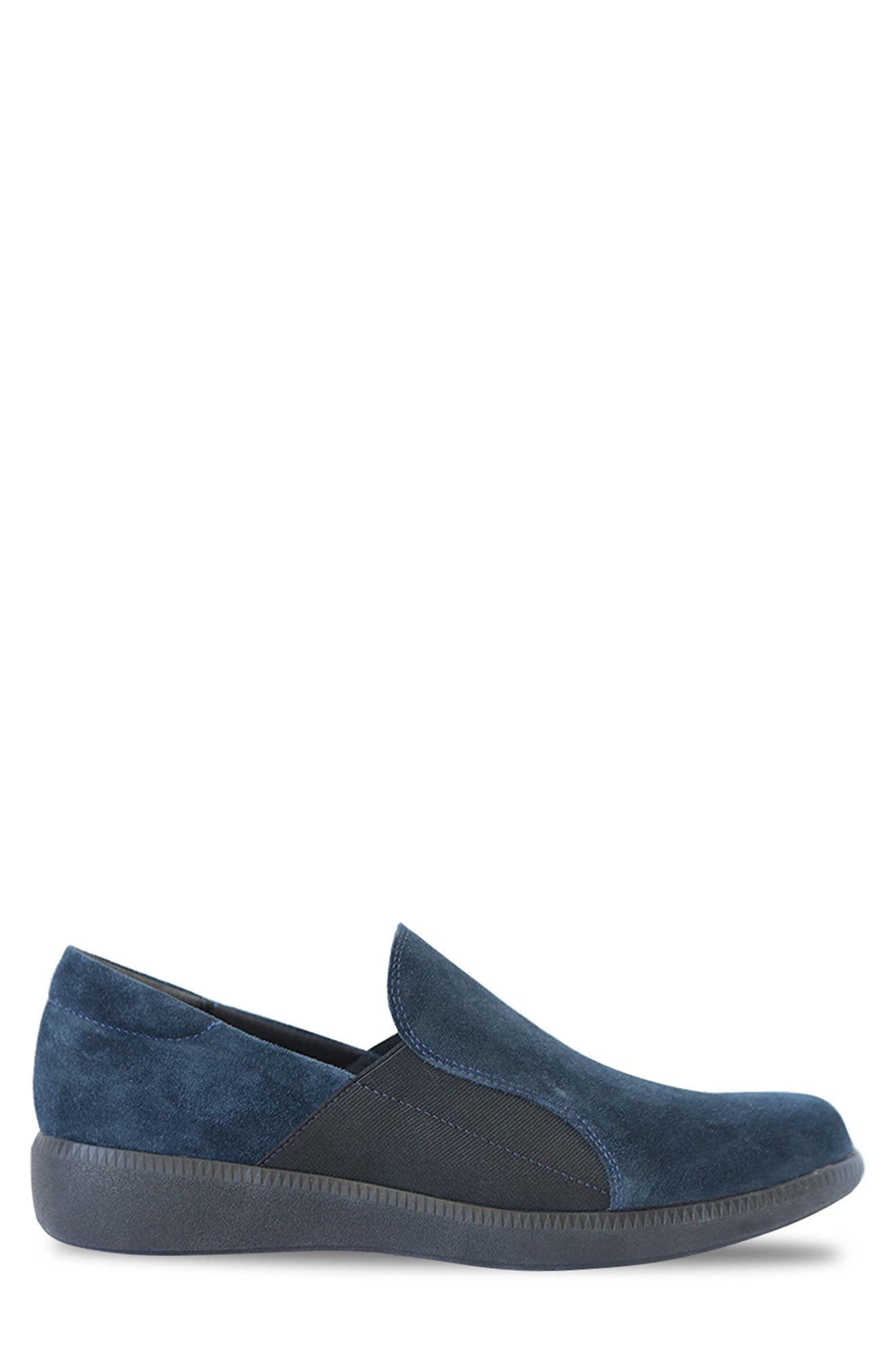 Clay Wedge Slip-On Sneaker, Alternate, color, NAVY