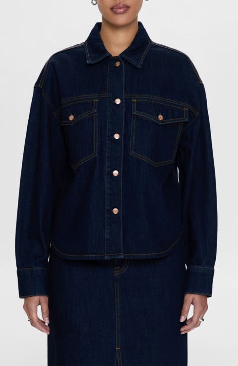 Mandy Oversize Denim Shirt Jacket