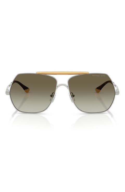 Denver 58mm Pilot Sunglasses
