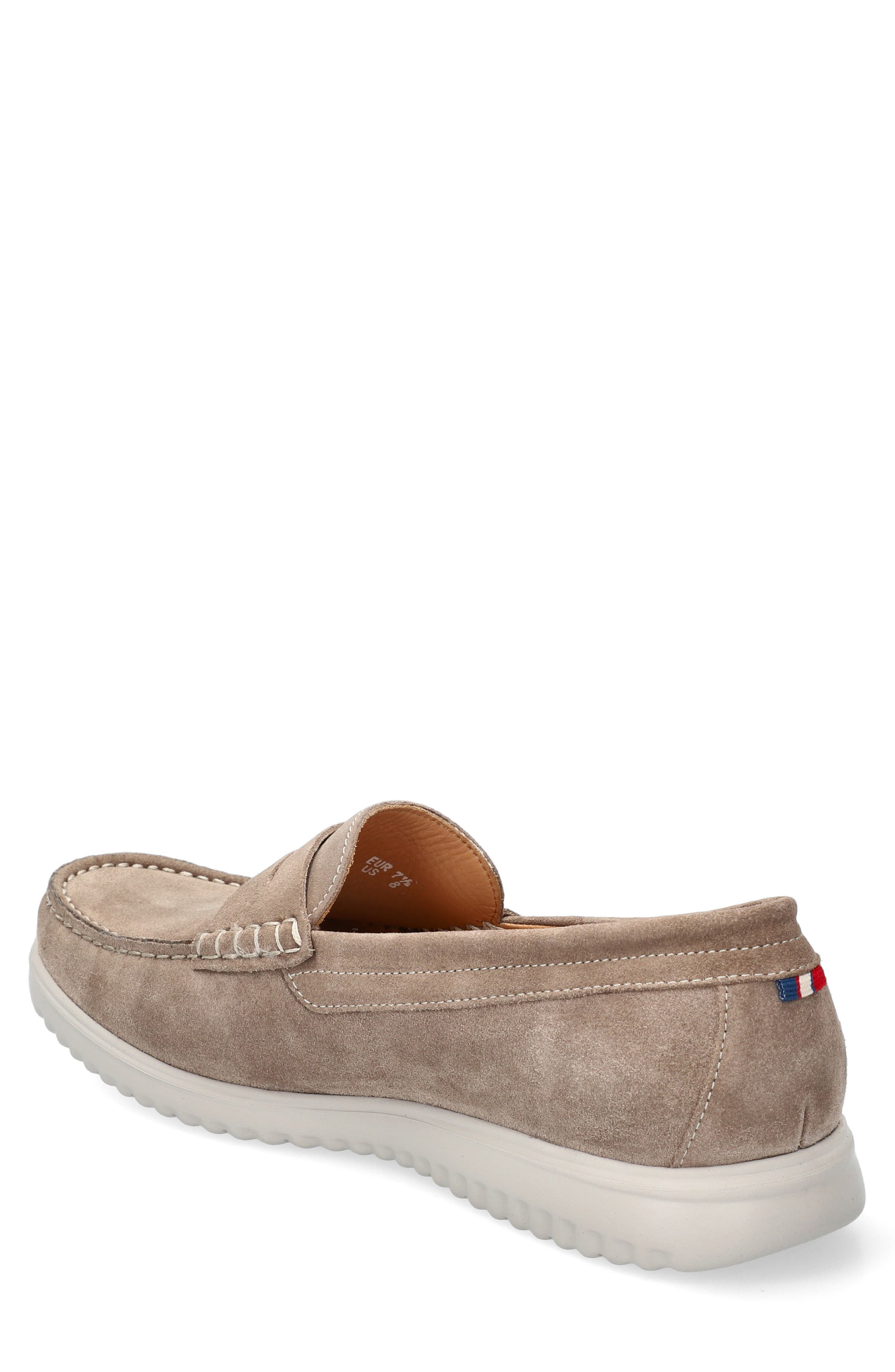 Mephisto Titouan Penny Loafer, Alternate, color, Warm Grey Velours
