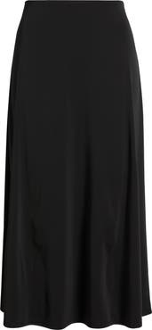 NIC+ZOE Crepe Midi Slip Skirt