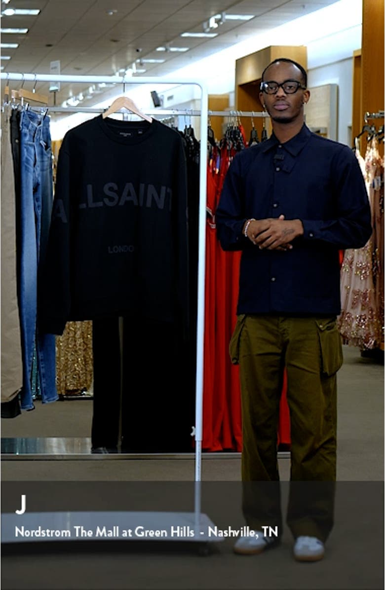 Biggy Logo Graphic Sweatshirt, sales video thumbnail