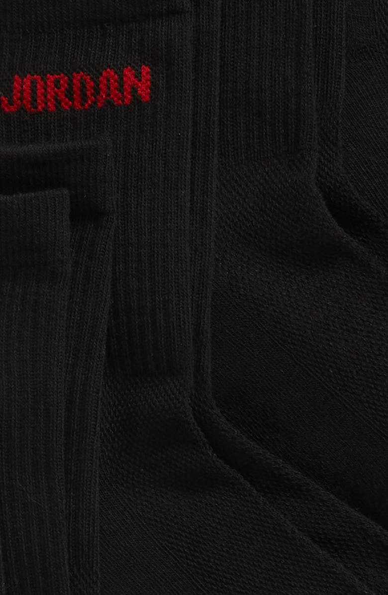 Jordan Kids' 6-Pack Jordan Legend Assorted Crew Socks, Alternate, color, 023Black