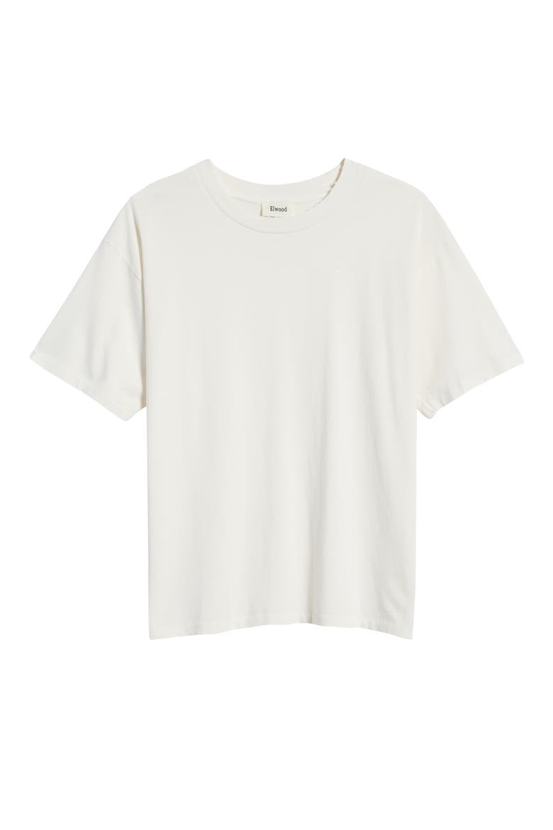 Core Oversize Organic Cotton Jersey T-Shirt, Alternate, color, WHITE