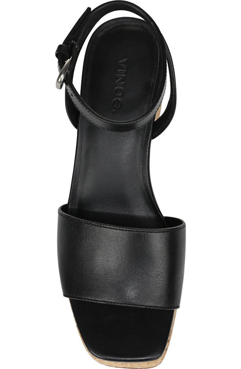 Vince Castella Ankle Strap Platform Sandal, Alternate, color, Black