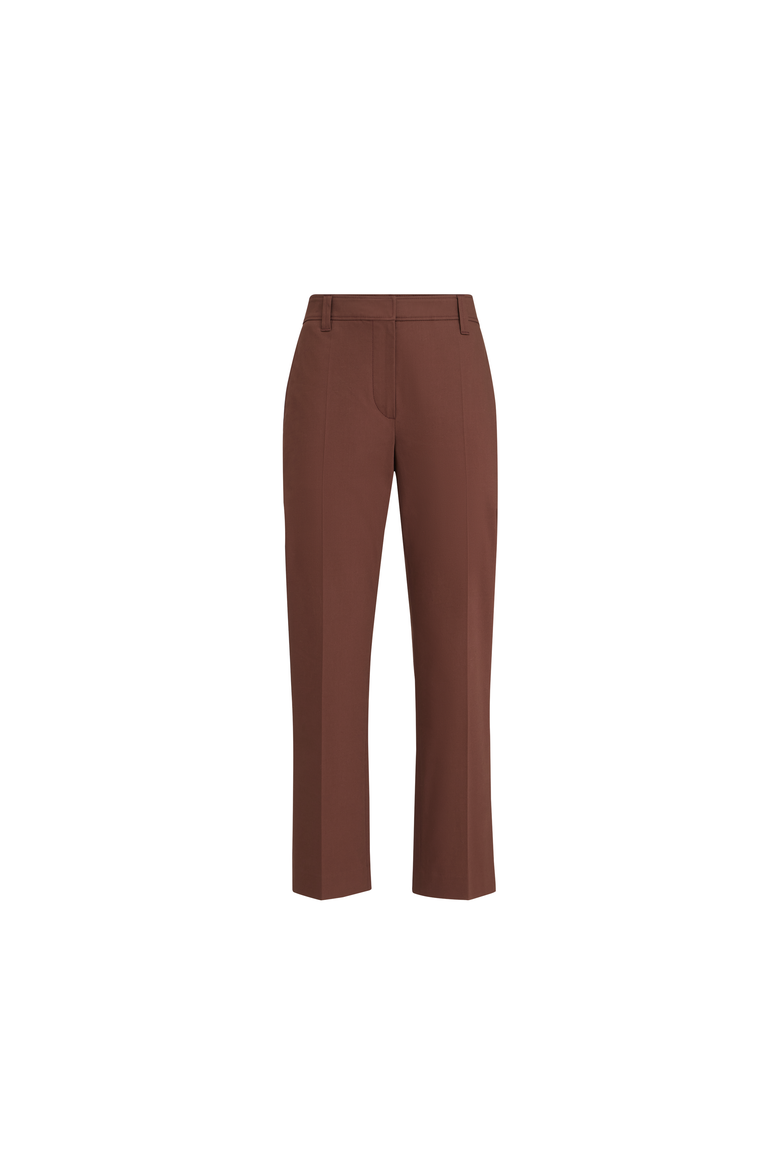 Cigarette trousers, Alternate, color, Bordeaux