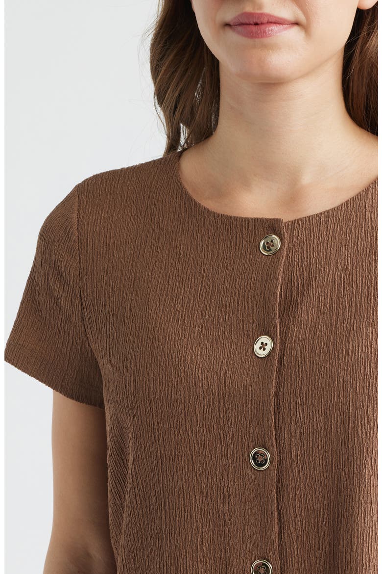 Texture Front Button Top, Alternate, color, MUSHROOM