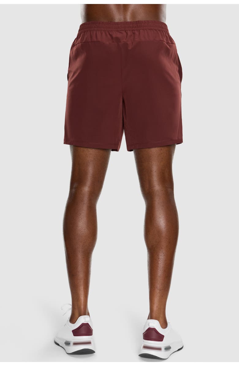 Peloton 7" Unlined Performance Short, Alternate, color, Deep Burgundy