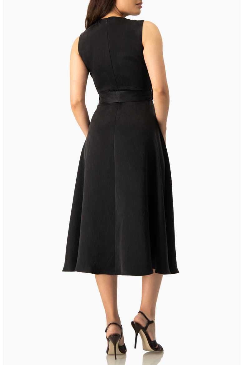 tie waist fit and flare dress Kasper Women's Fit And Flare Dress, 16