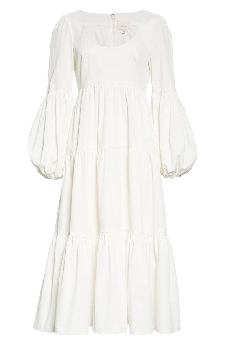 Cinq à Sept Rose Long Sleeve Midi Dress, Alternate, color, 