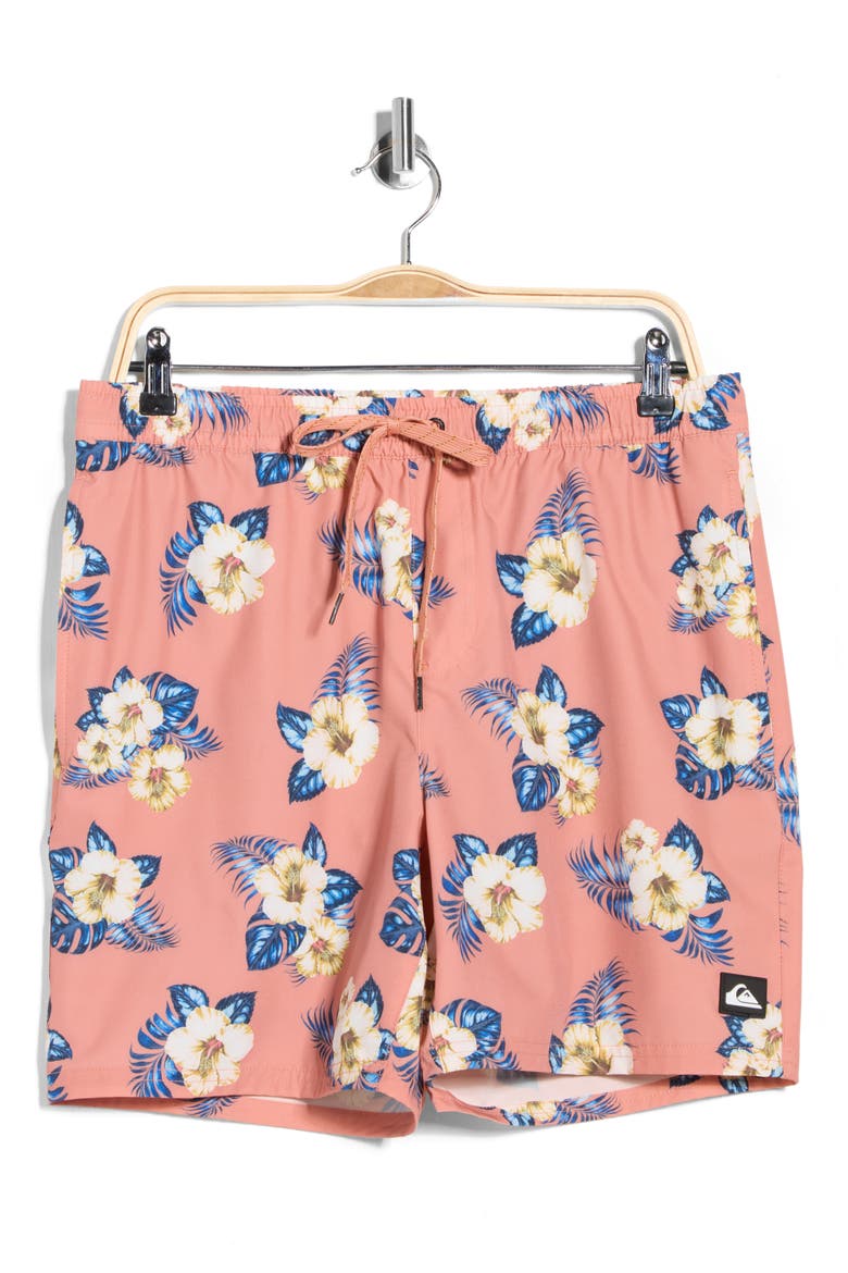 Snorkel Volley Swim Trunks, Alternate, color, CANYON CLAY