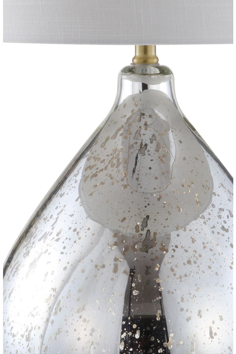 Sasha 30.75" Glass/Metal LED Table Lamp, Mercury Silver, Alternate, color, Mercury Silver