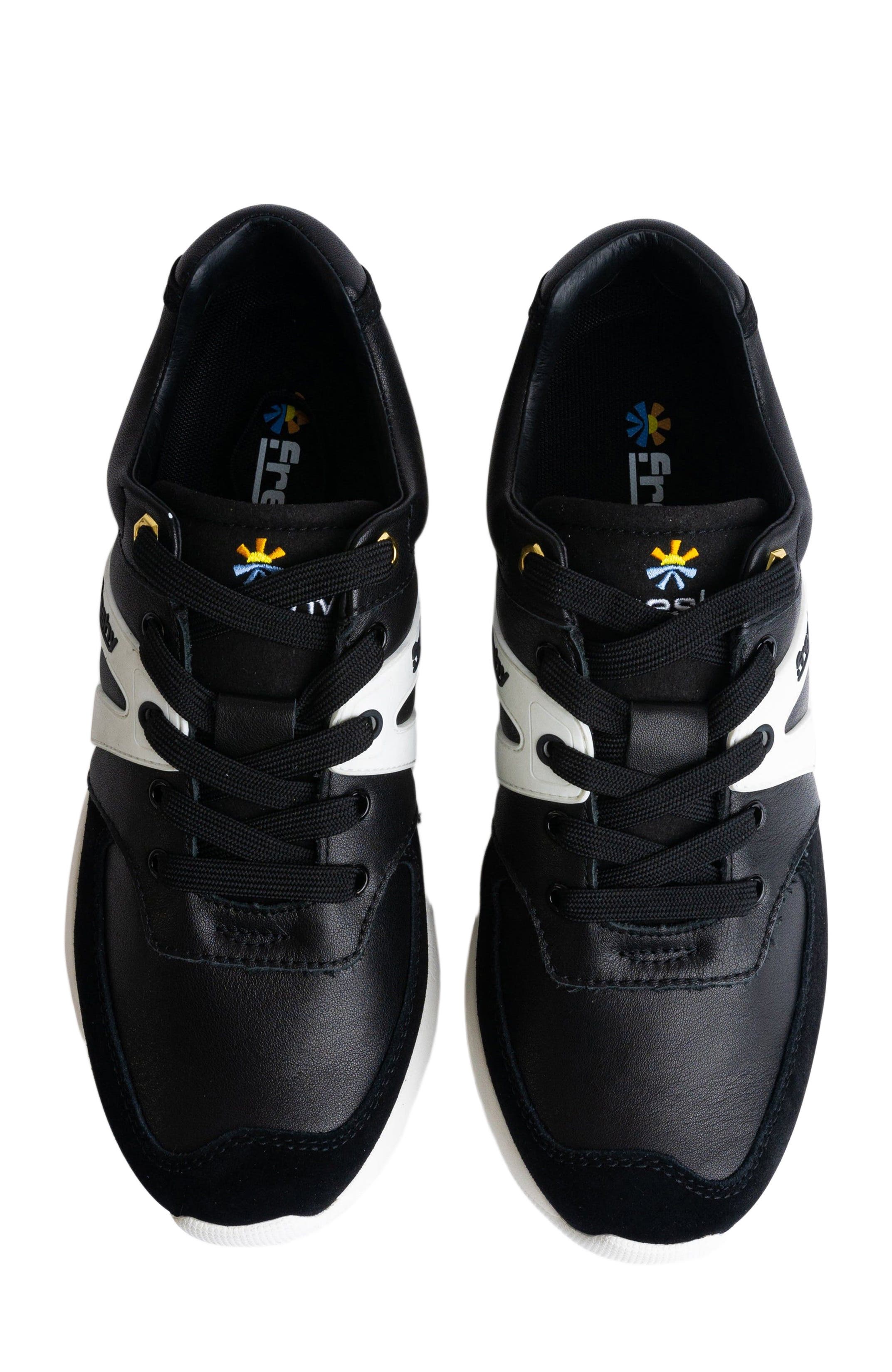 Freshy Supafly Nites Sneaker, Alternate, color, Black/White