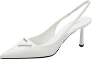 Prada Modellerie Pointed Toe Slingback Pump