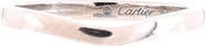 Pre-Owned Cartier Ballerine Wedding Band Ring Platinum 2mm