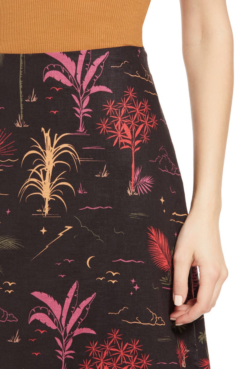 Marine Layer Ryan Midi Slip Skirt, Alternate, color,