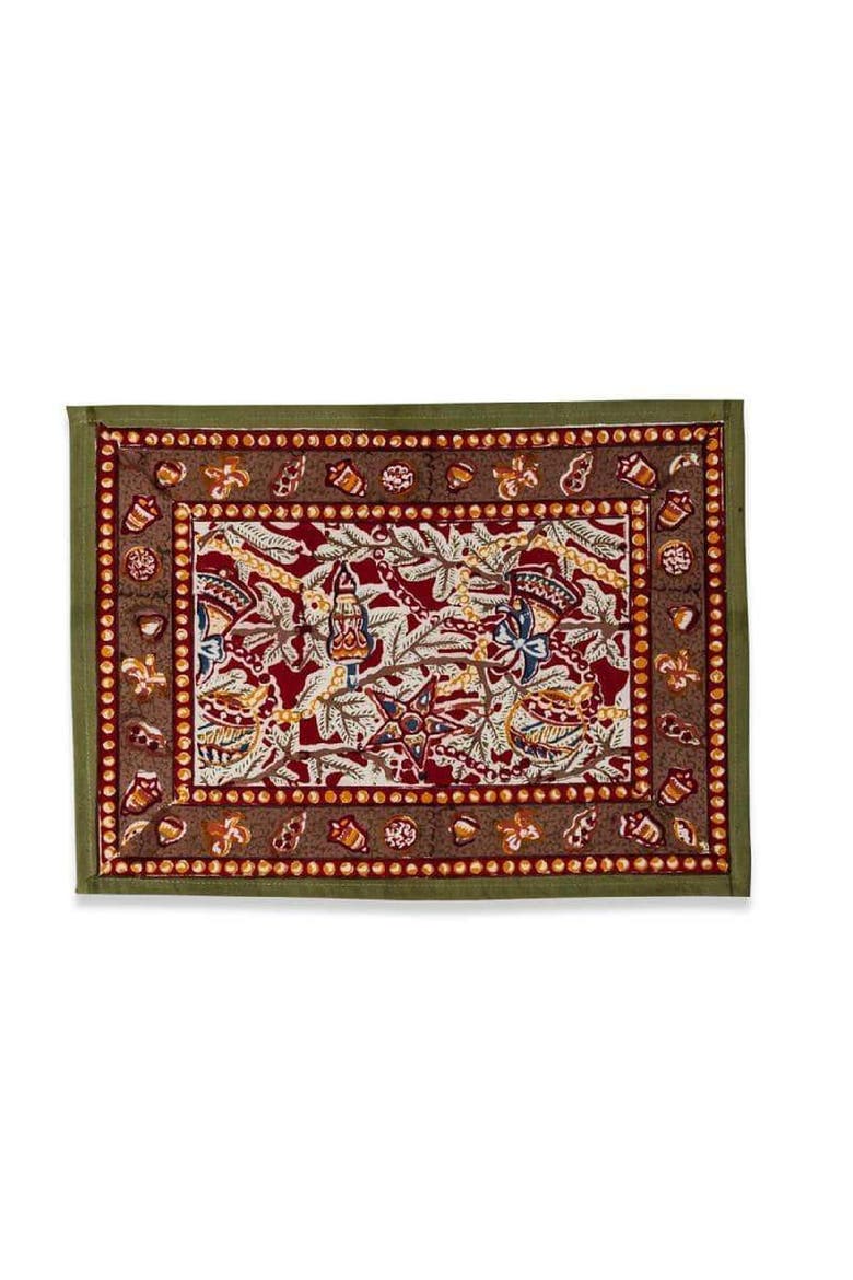 Noel Mats, Main, color, Red/Green 15" x 18"