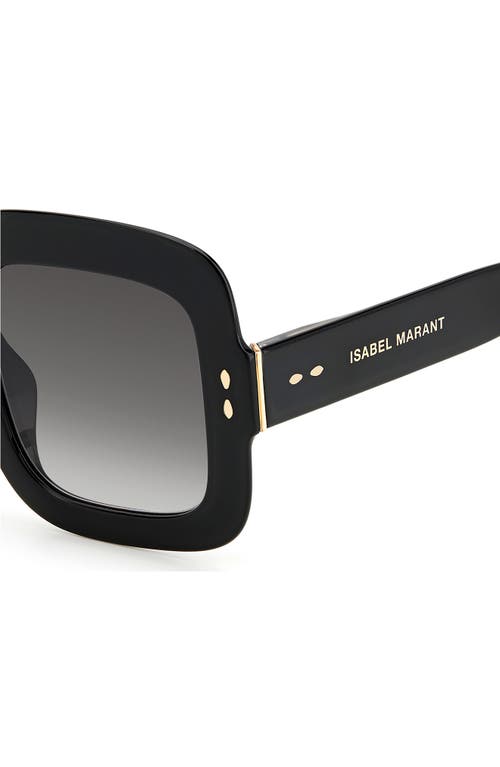 Isabel Marant 49mm Square Sunglasses In Black