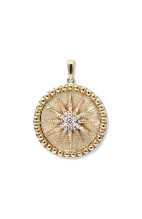 Dew Drop Eve Celestial Burst Medallion Charm