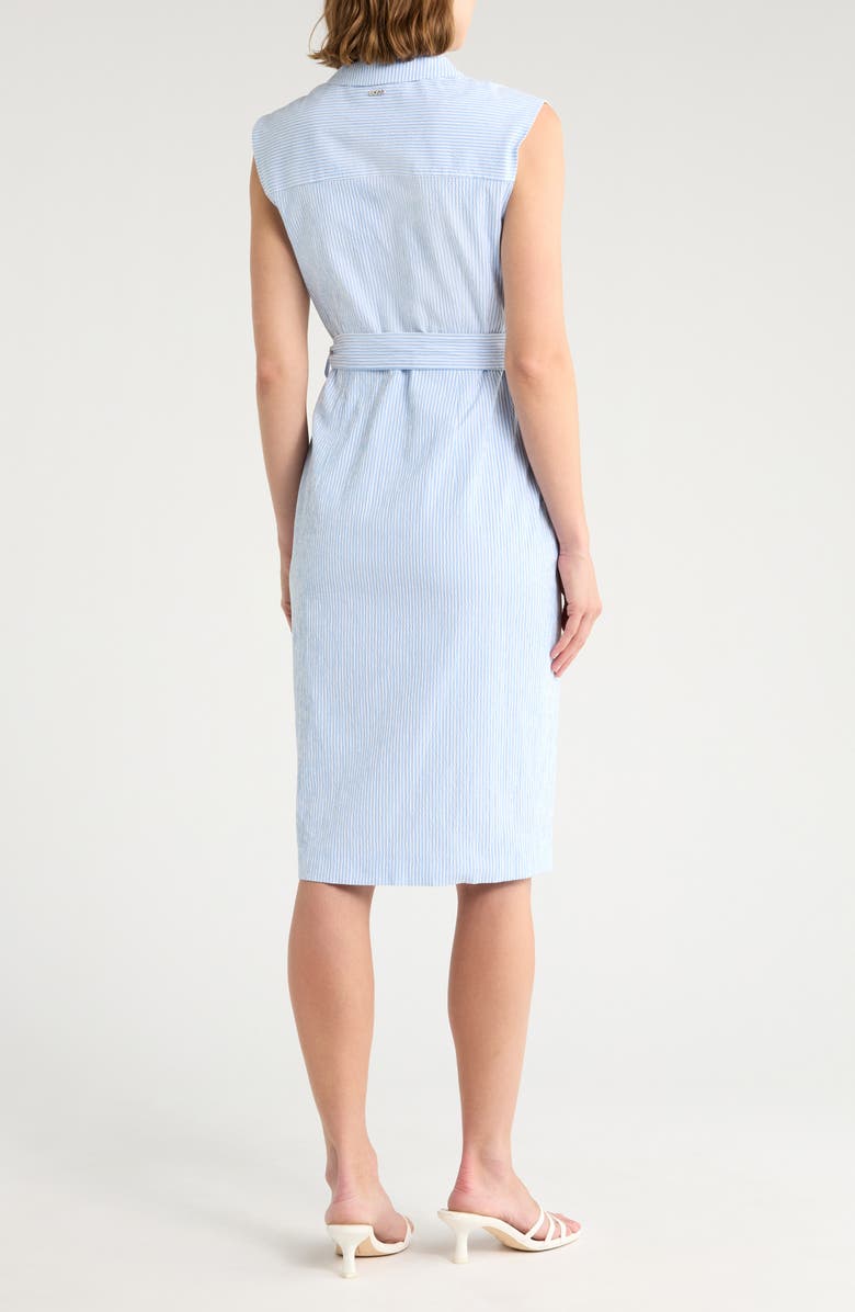 BOSS Drupe Belted Wrap Dress, Alternate, color, 