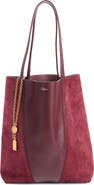 Chloé Spin Leather & Suede Tote
