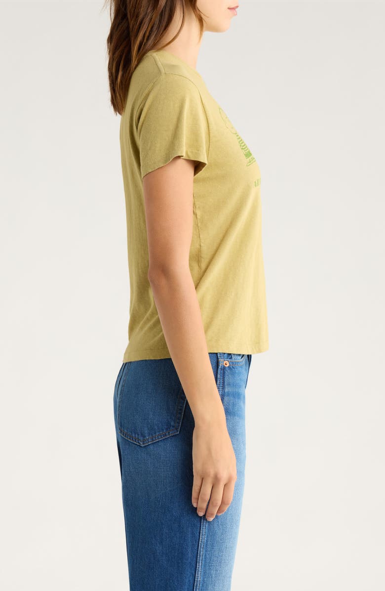 Re/Done Classic Peanuts<sup>®</sup> Cotton T-Shirt, Alternate, color, Lightcedar