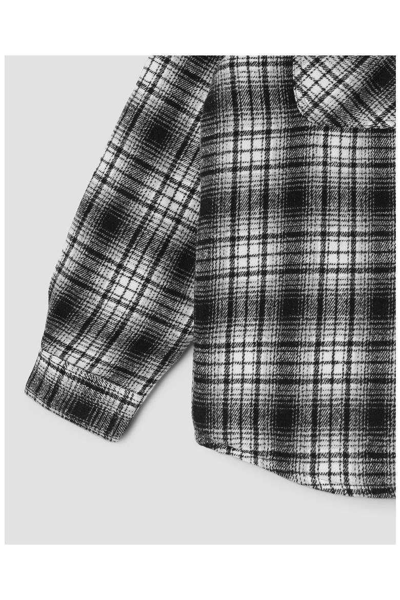 Quilted Plaid Overshirt, Alternate, color, BLUE
