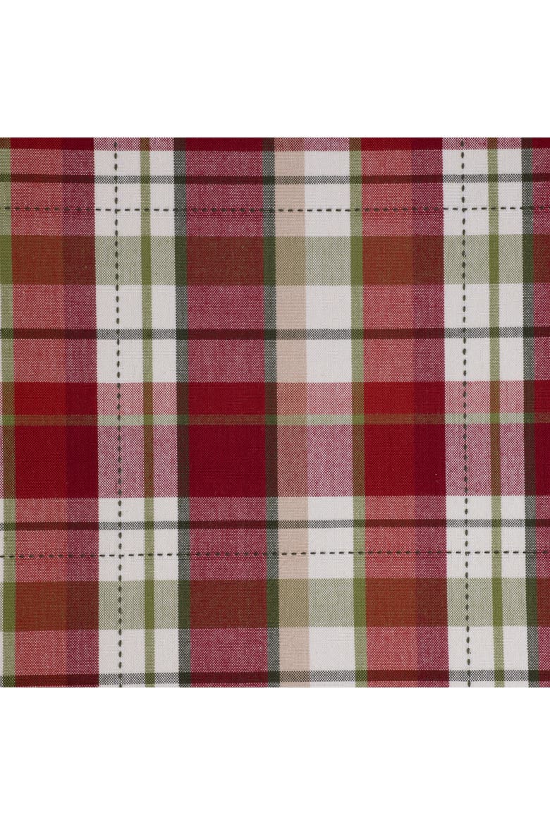 Mountain Trail Plaid Reversible Emb Table Runner, Alternate, color, Mountain Trail
