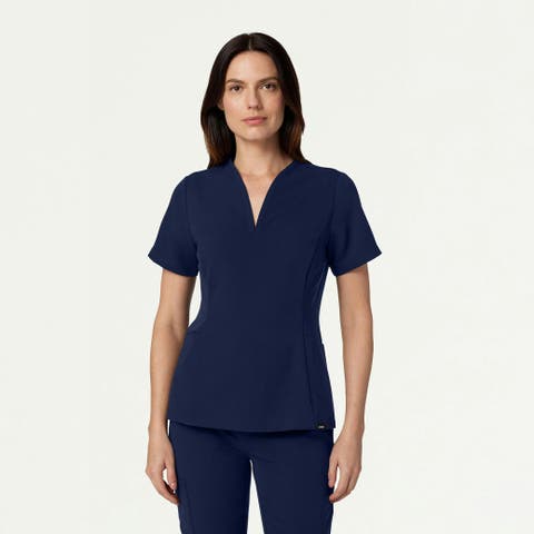 Calix Women's 2-Pocket Tailored V-Neck Scrub Top