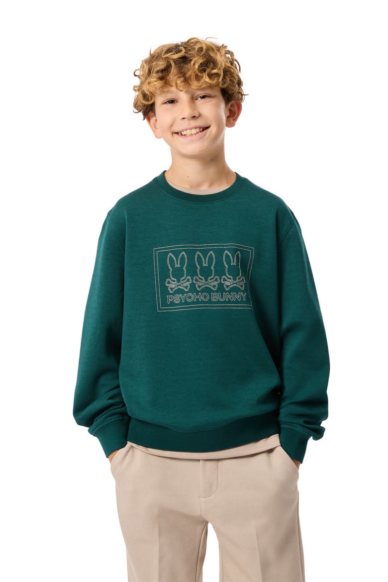 Kids' Tacoma Stitch Sweatshirt, Alternate, color, SEA MOSS