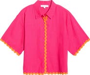 SUGARLIPS Maury Postcard Marnie Button-Up Shirt