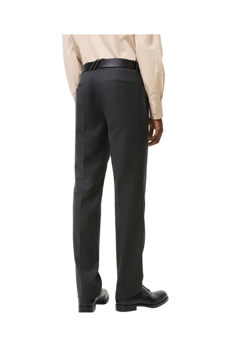 Wool Sloane Tailored Trousers, Alternate, color, Deep charcoal grey