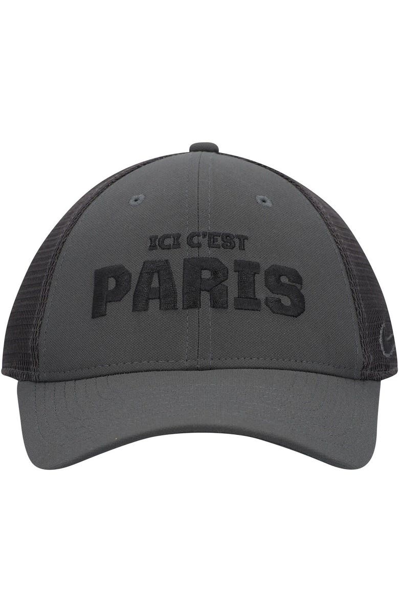 Nike Men's Nike Anthracite Paris Saint-Germain Legacy91 Aerobill Performance Flex Hat, Alternate, color, 