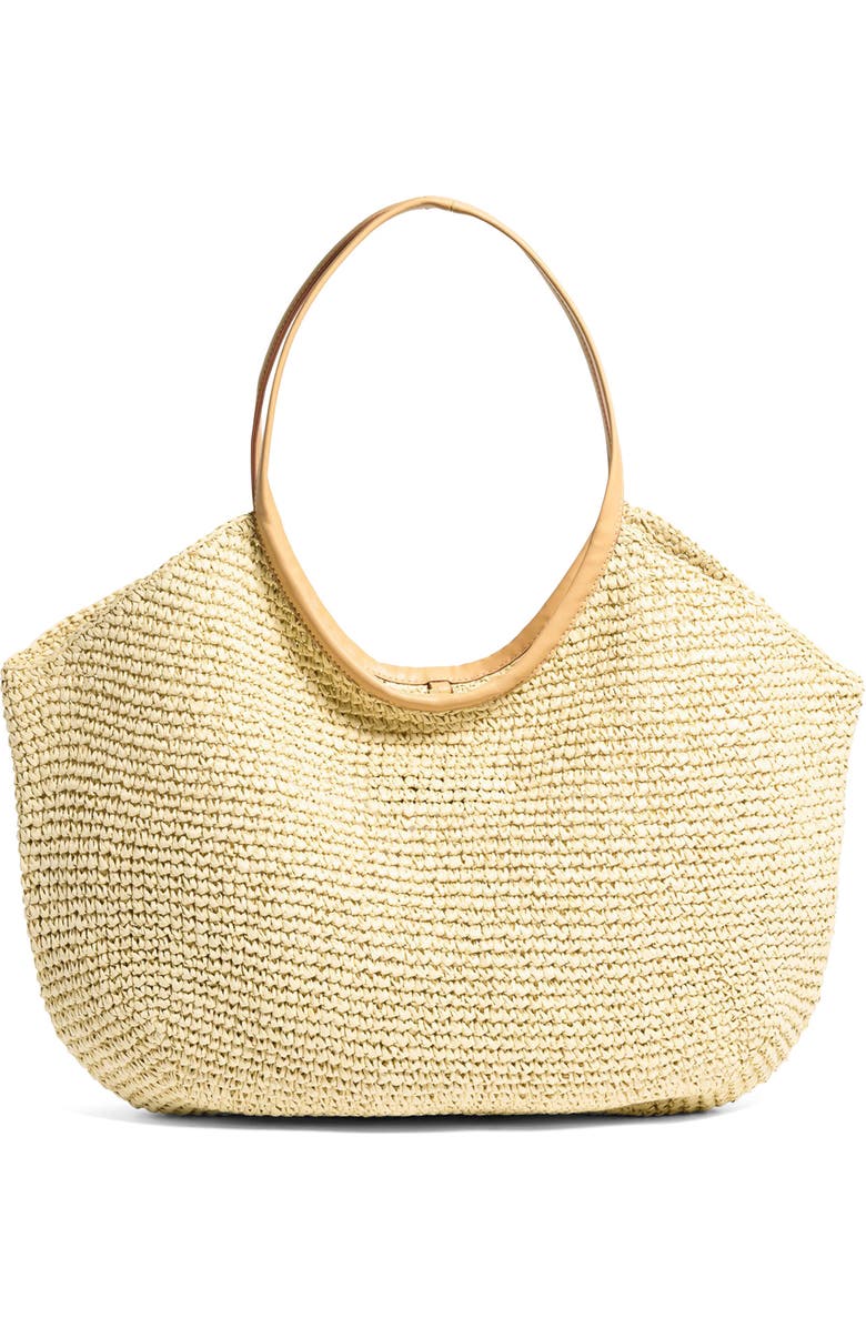 Stoney Clover Lane Scoop Woven Tote, Alternate, color, Natural