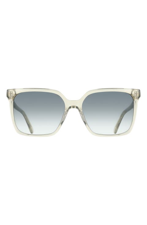 57mm Rectangle Sunglasses