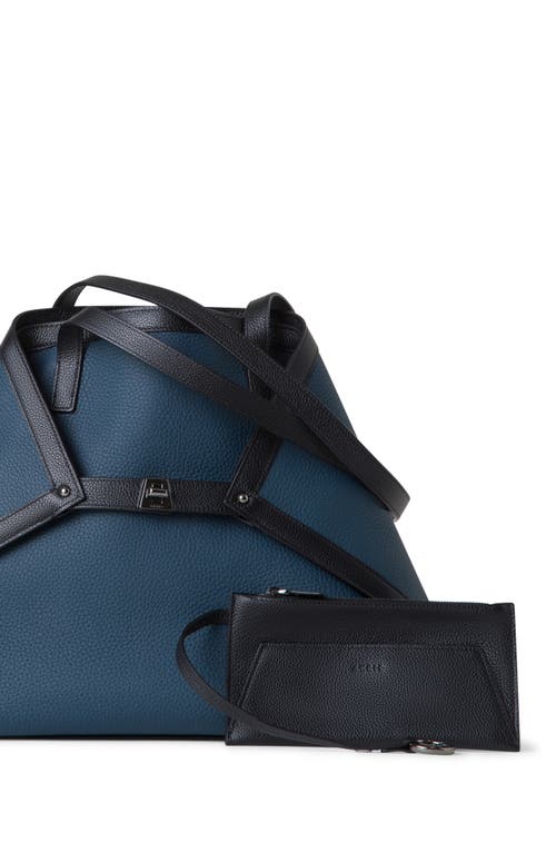 Akris Medium Ai Colorblock Leather Tote