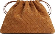 Bottega Veneta Medium Dustbag Intrecciato Suede Bag