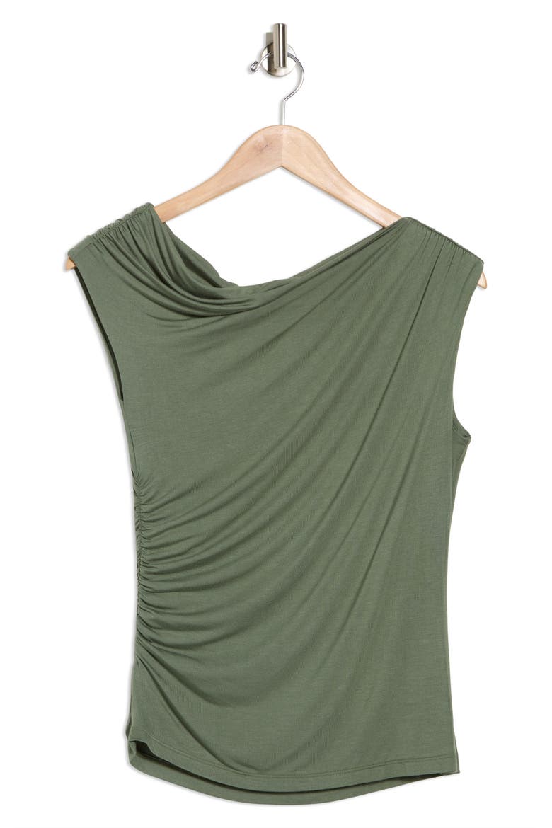Off the Shoulder Knit Top, Alternate, color, OLIVE