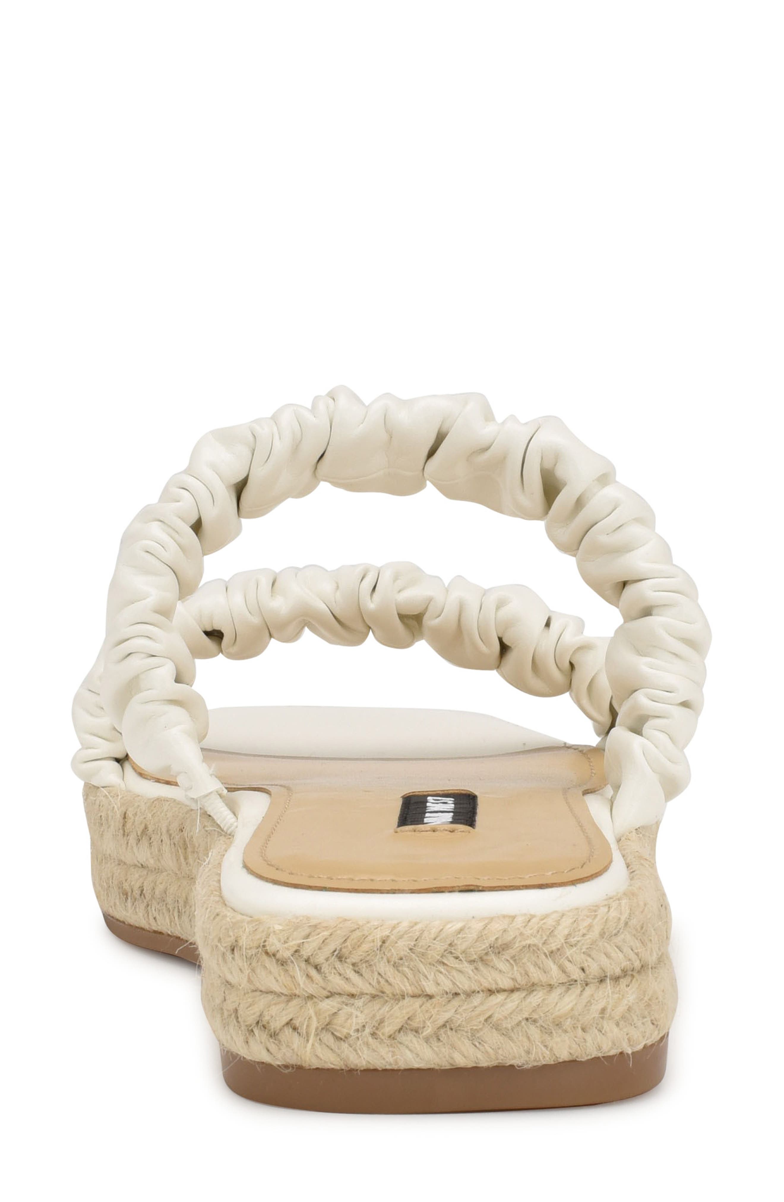 Peacock Espadrille Platform Sandal, Alternate, color, WHITE 140