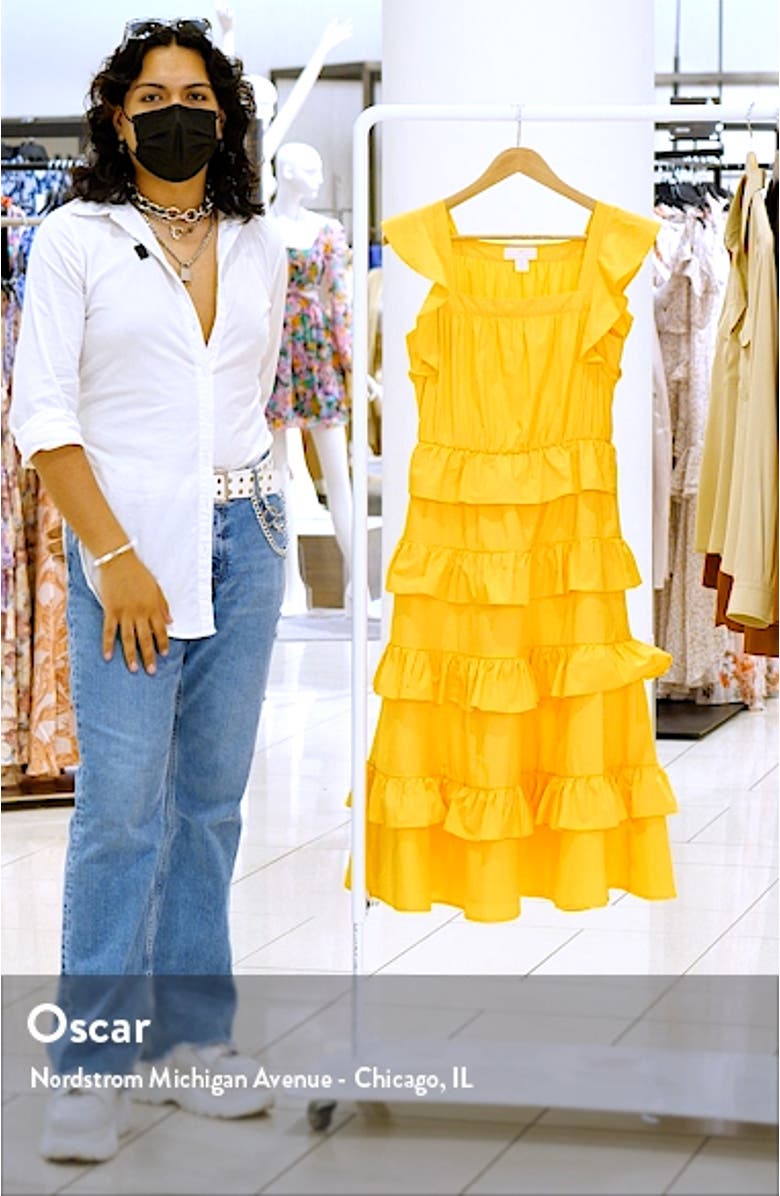 Tiered Ruffle Midi Dress, sales video thumbnail