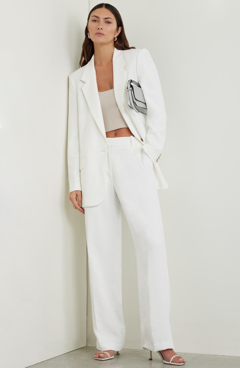 Open Edit The Curator Trousers, Alternate, color, Ivory