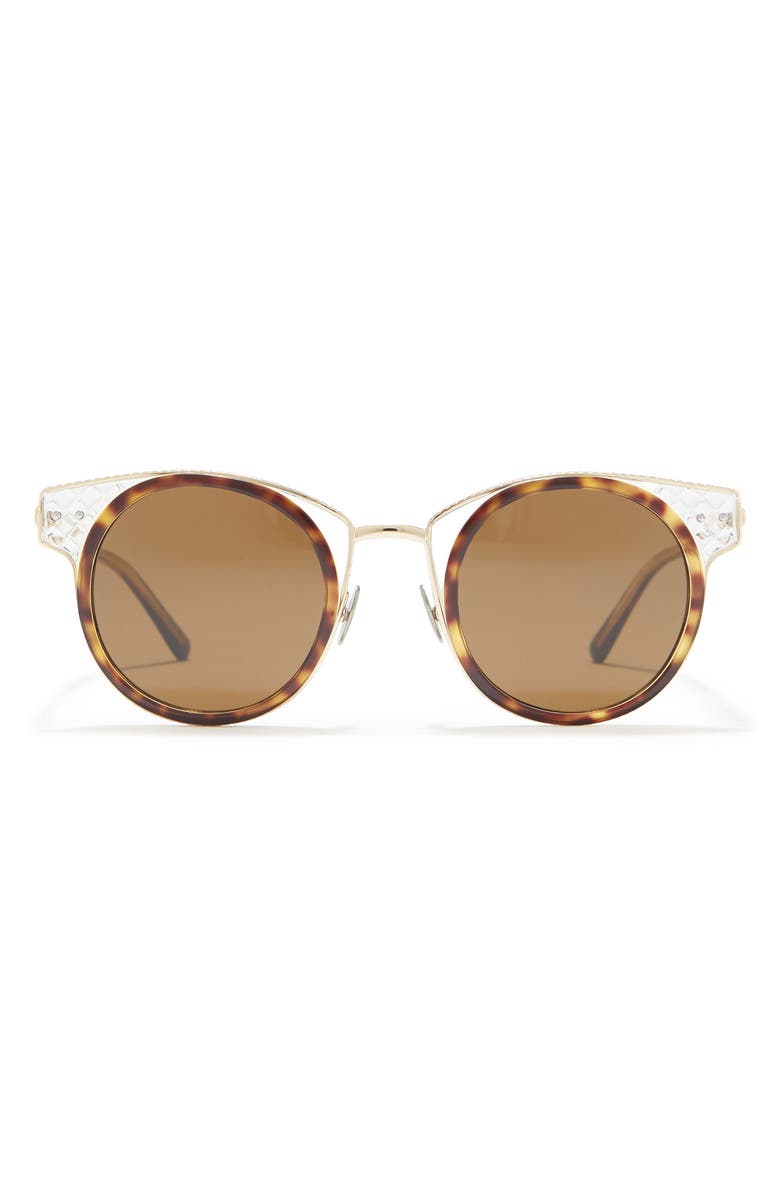 Bottega Veneta 46mm Round Sunglasses, Main, color,