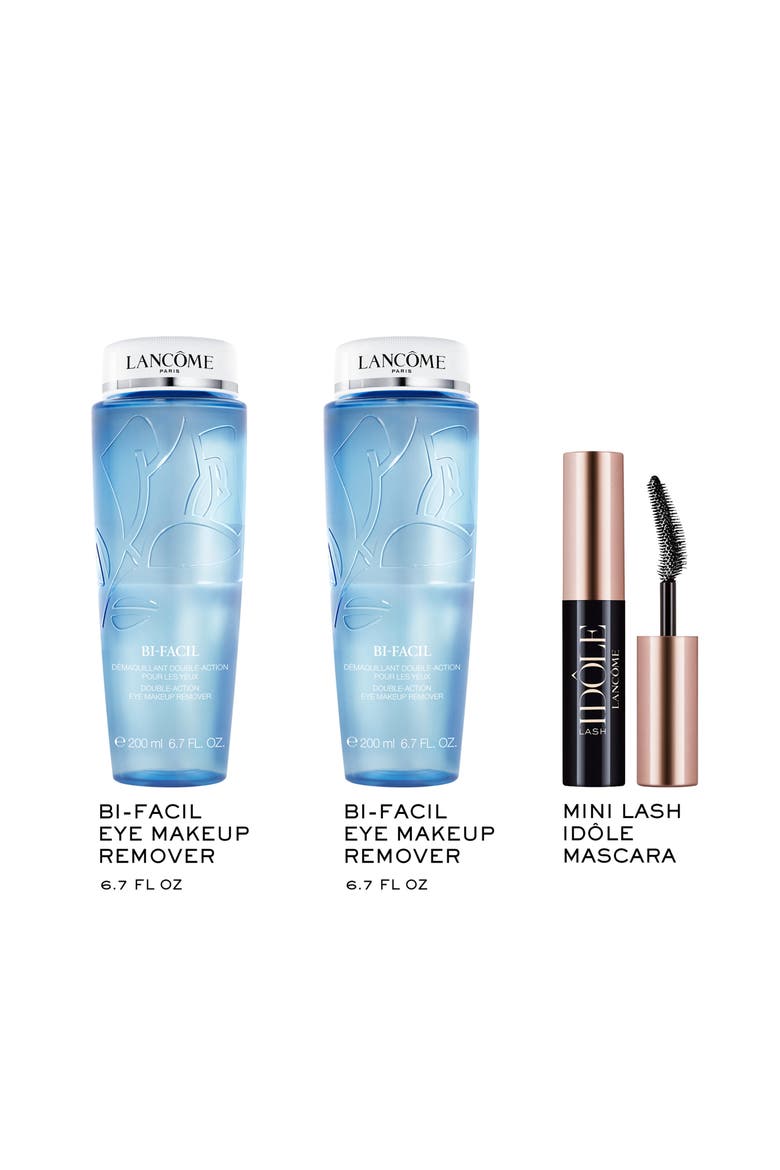 Bi-Facil Eye Makeup Remover & Mini Lash Idole Mascara 3-Piece Gift Set $108 Value, Alternate, color, NO COLOR