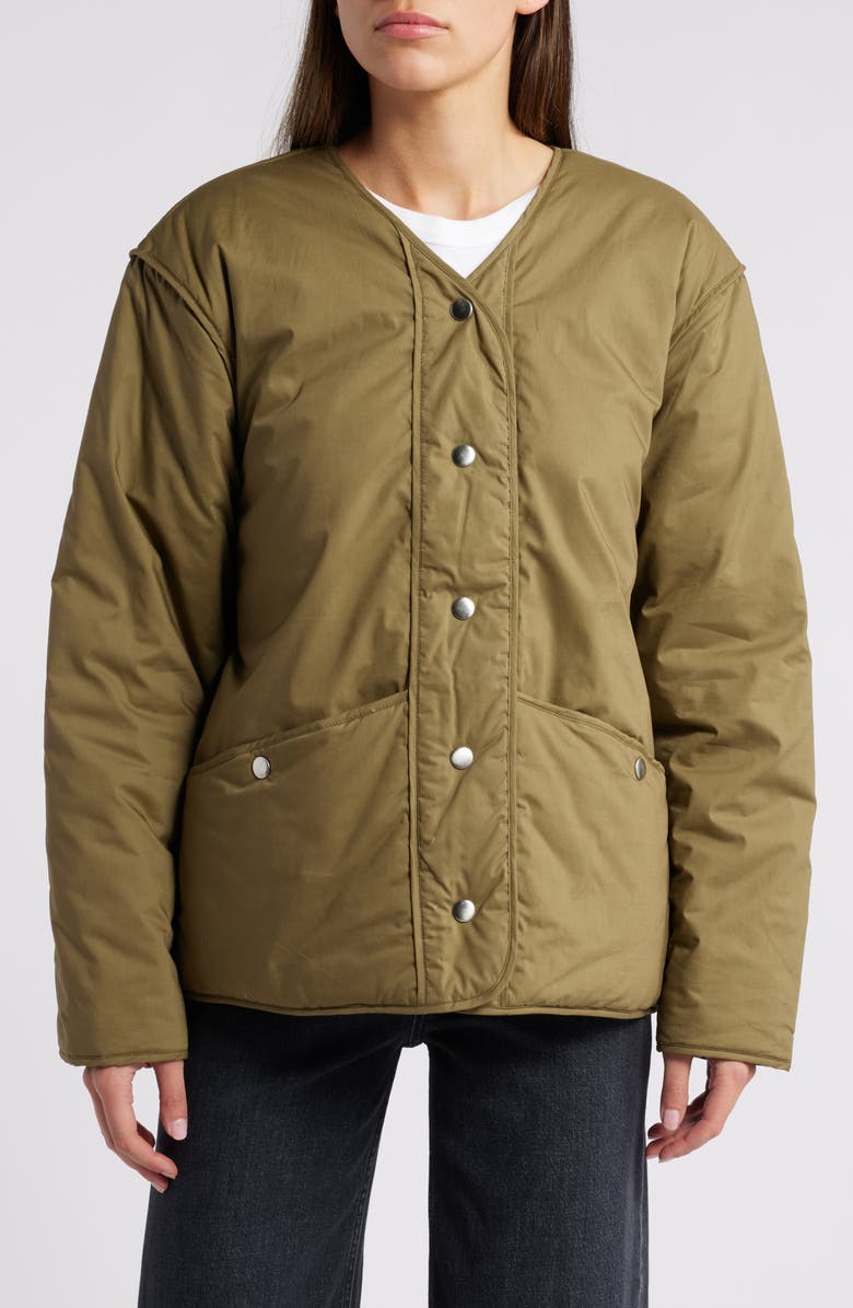 Rails Willey Padded Jacket, Alternate, color, Olive