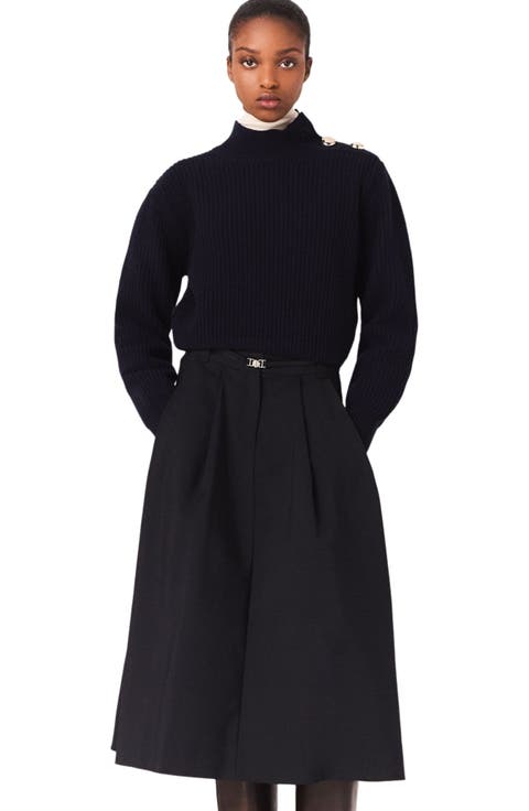 Wool roll-neck sweater